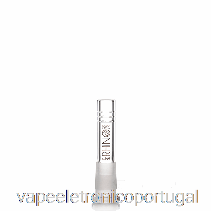 Vape Eletrônico White Rhino 19/14 Vidro Downstem 3 Polegadas
